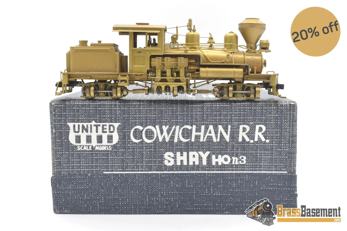 Hon3 Brass - United Direct Cowichan Shay #1 Mint Japanese Exclusive Steam