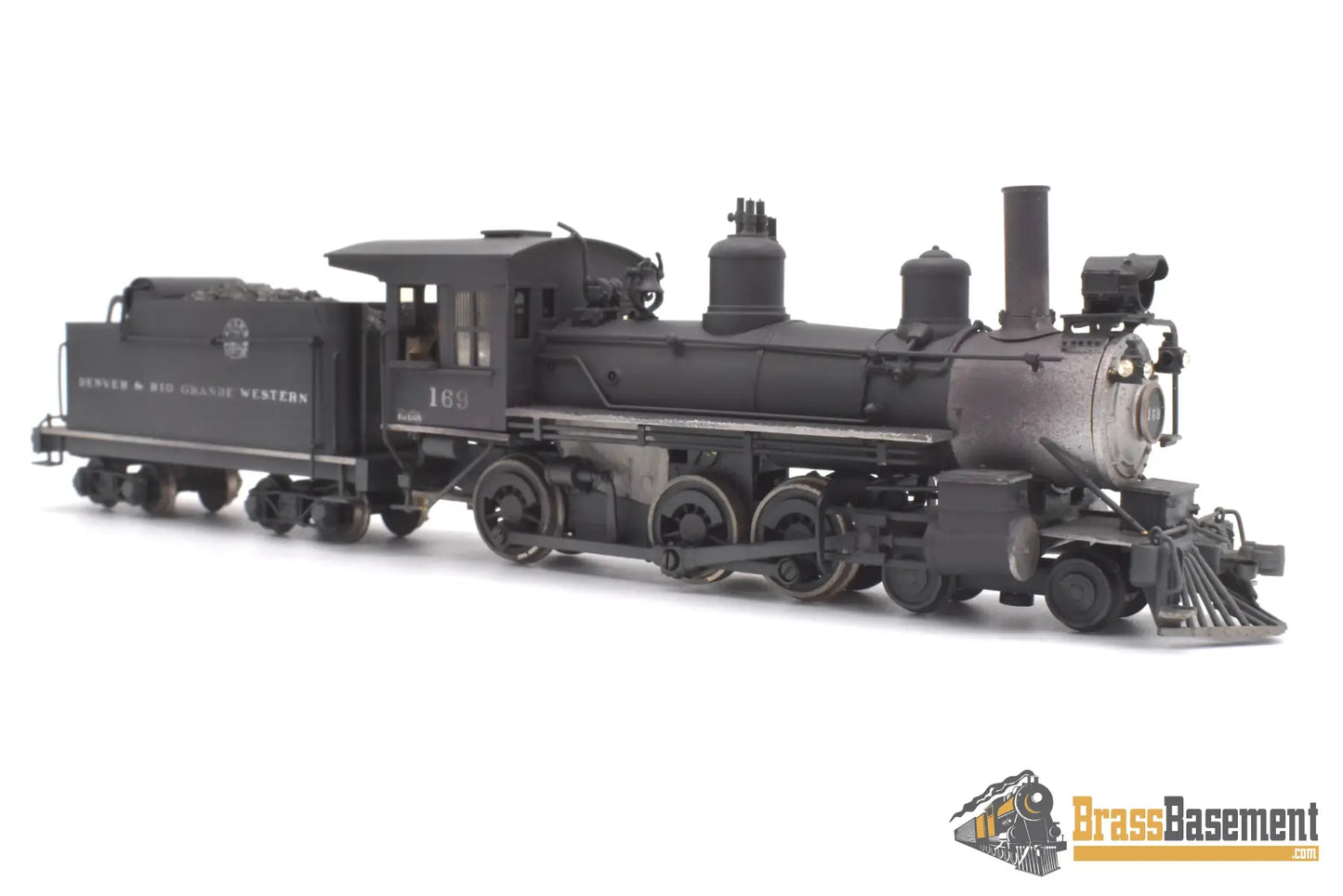 Hon3 Brass - Wmc Westside D&Rgw Rio Grande T-12 4-6-0 #169 C/P Steam