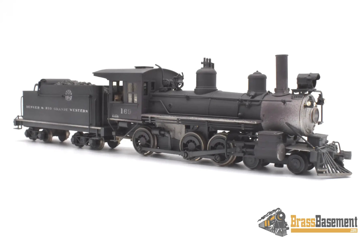 Hon3 Brass - Wmc Westside D&Rgw Rio Grande T-12 4-6-0 #169 C/P Steam