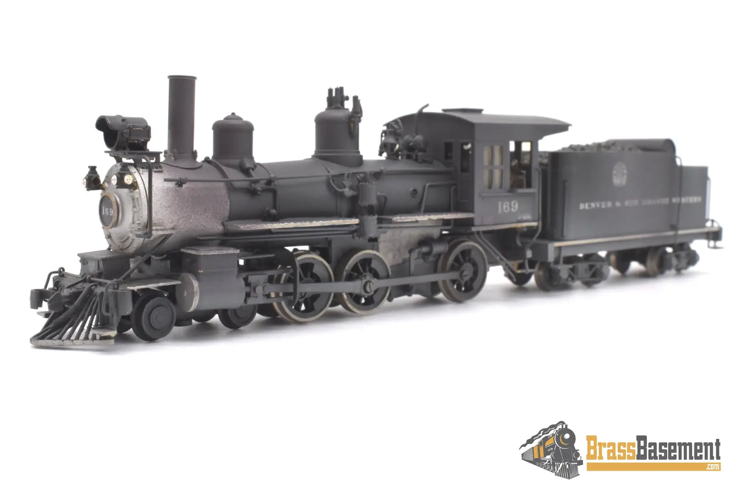 Hon3 Brass - Wmc Westside D&Rgw Rio Grande T-12 4-6-0 #169 C/P Steam