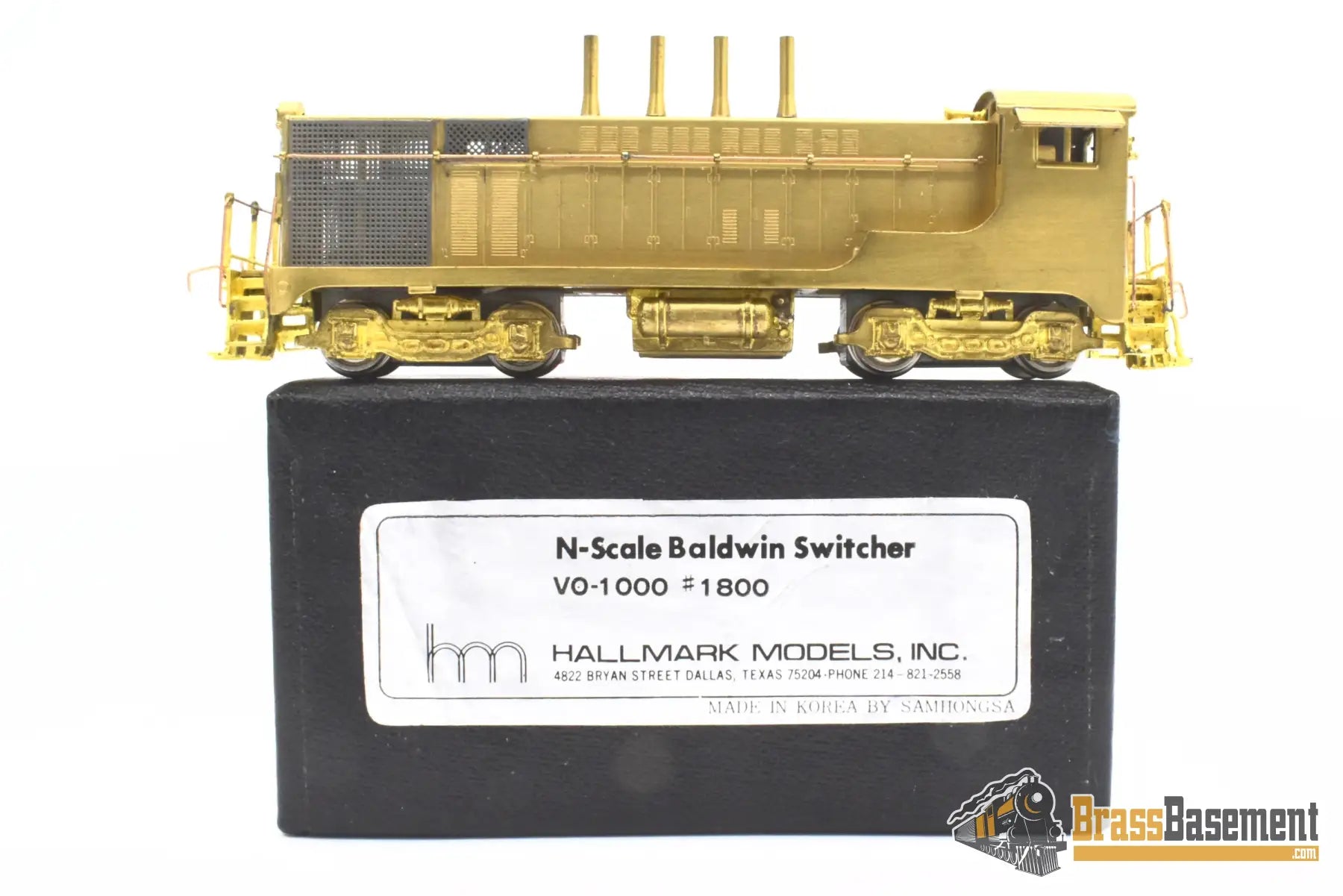 N Brass - Hallmark 1939 Version Vo-1000 Diesel Unpainted Samhongsa