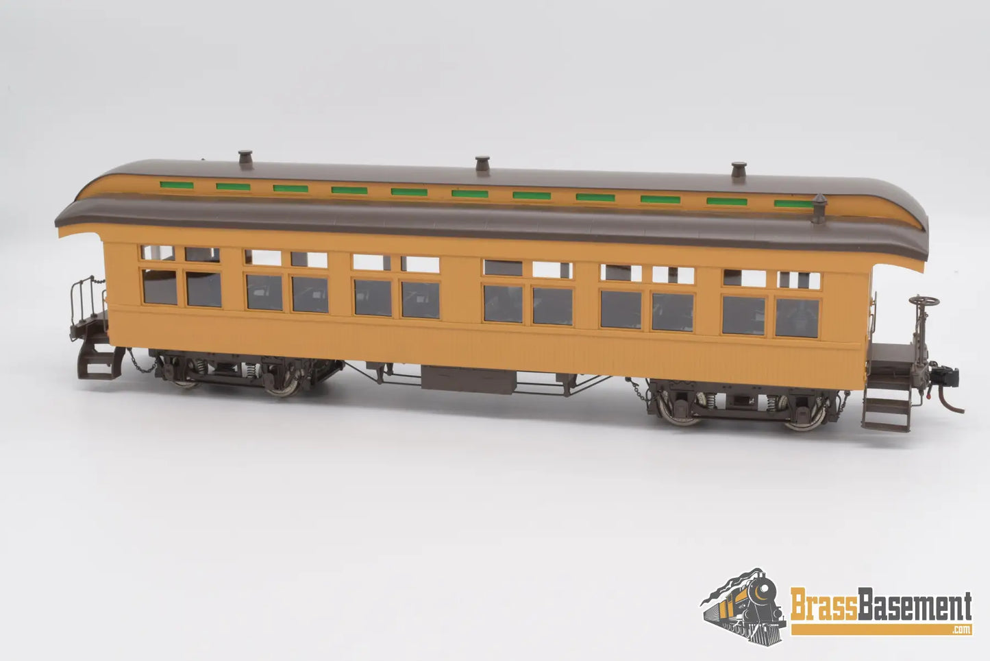 O Brass - Beaver Creek Old Time 3X Coach Set Fp Yellow Passenger