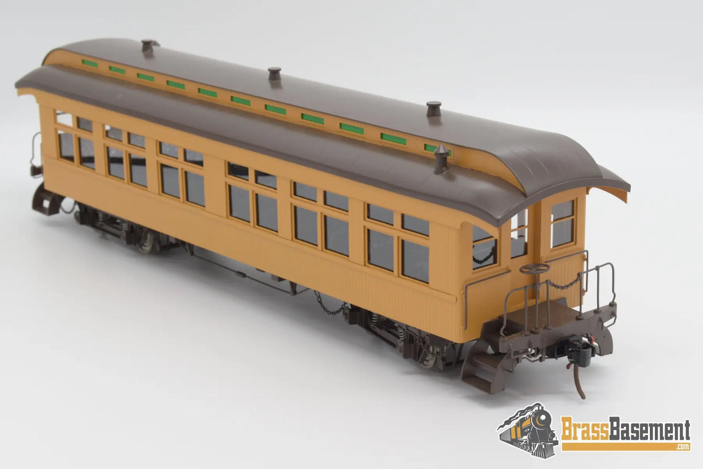 O Brass - Beaver Creek Old Time 3X Coach Set Fp Yellow Passenger