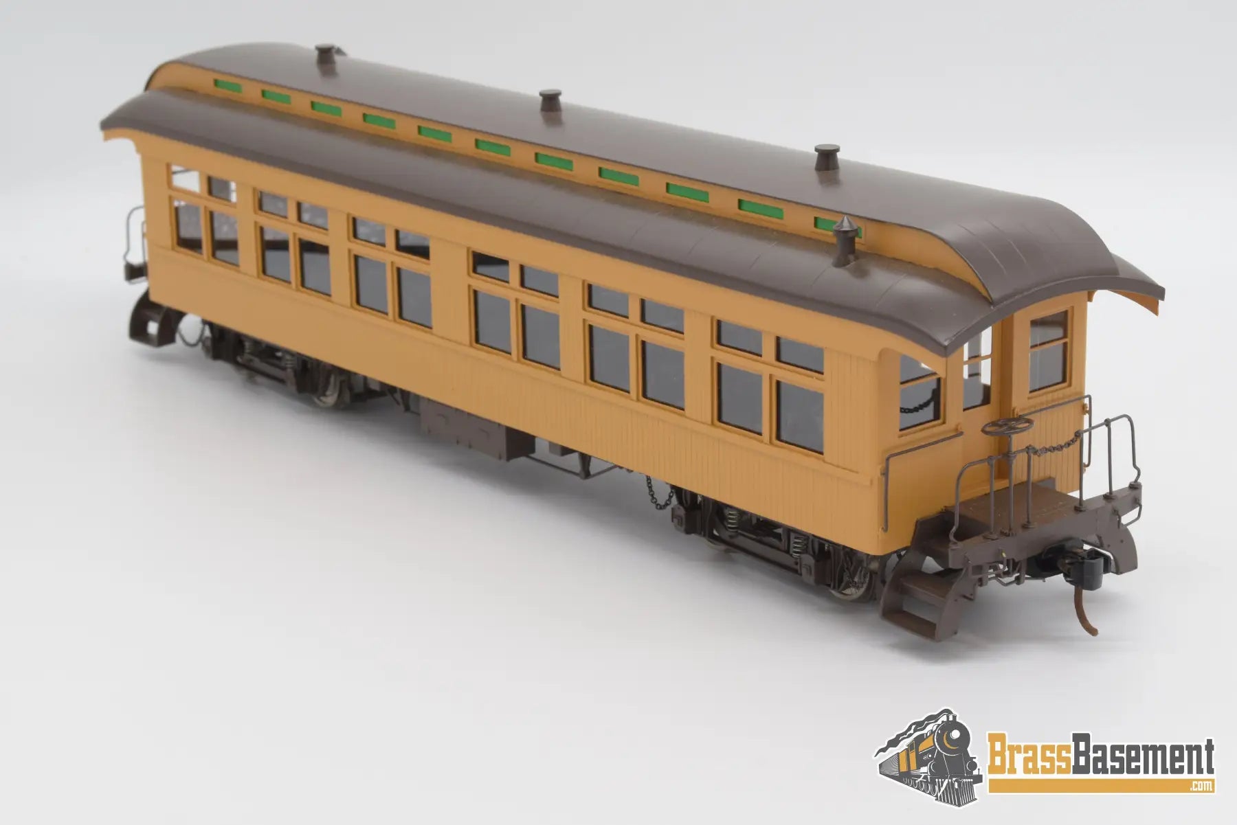 O Brass - Beaver Creek Old Time 3X Coach Set Fp Yellow Passenger