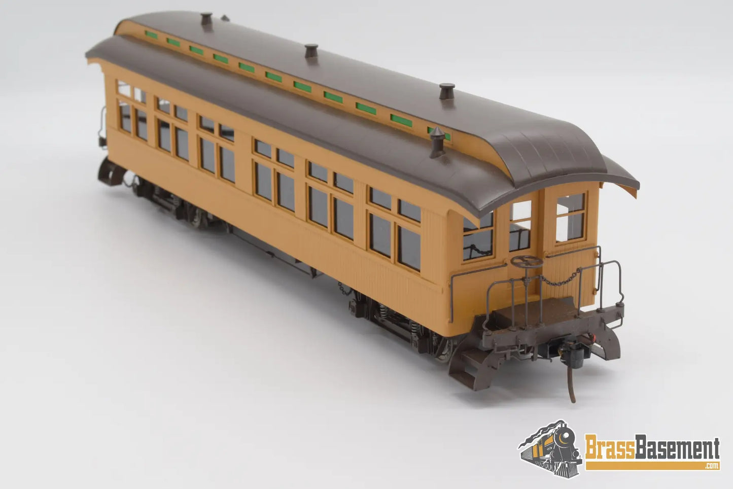 O Brass - Beaver Creek Old Time 3X Coach Set Fp Yellow Passenger