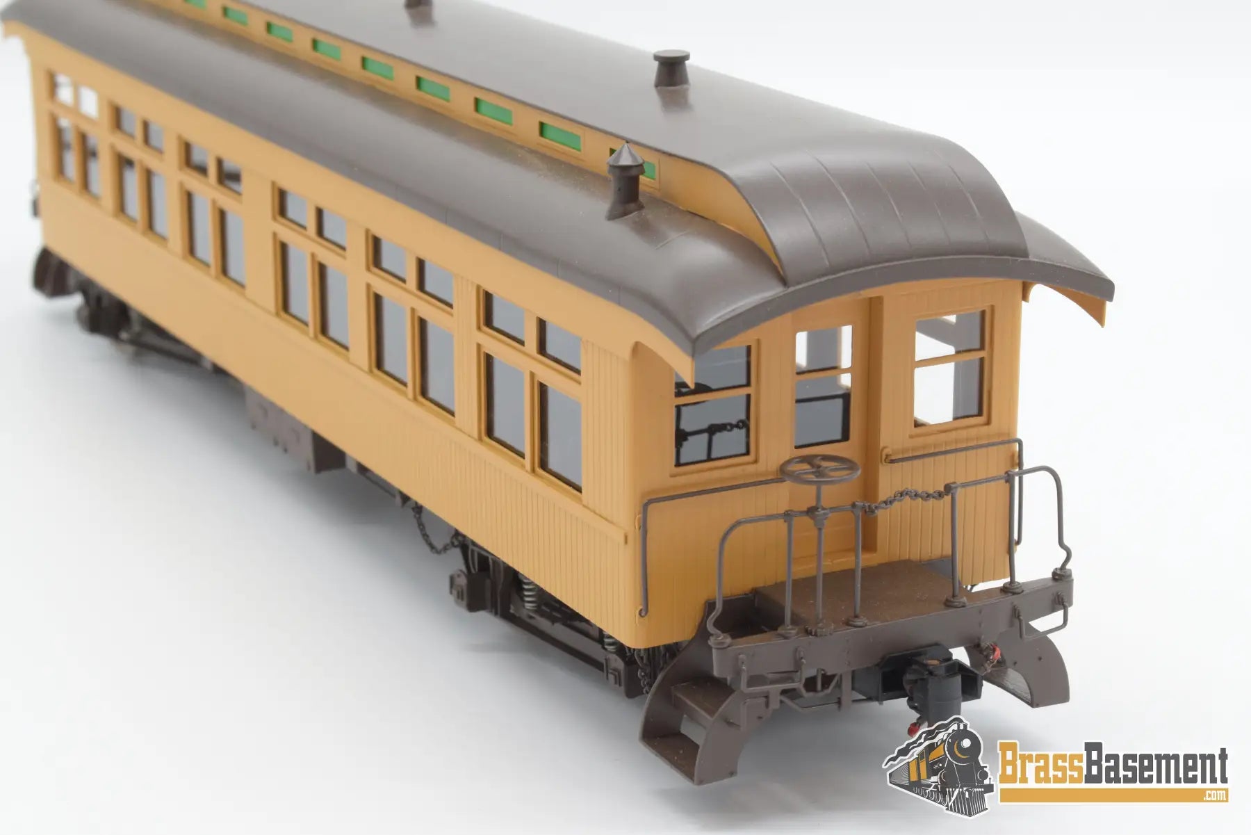 O Brass - Beaver Creek Old Time 3X Coach Set Fp Yellow Passenger