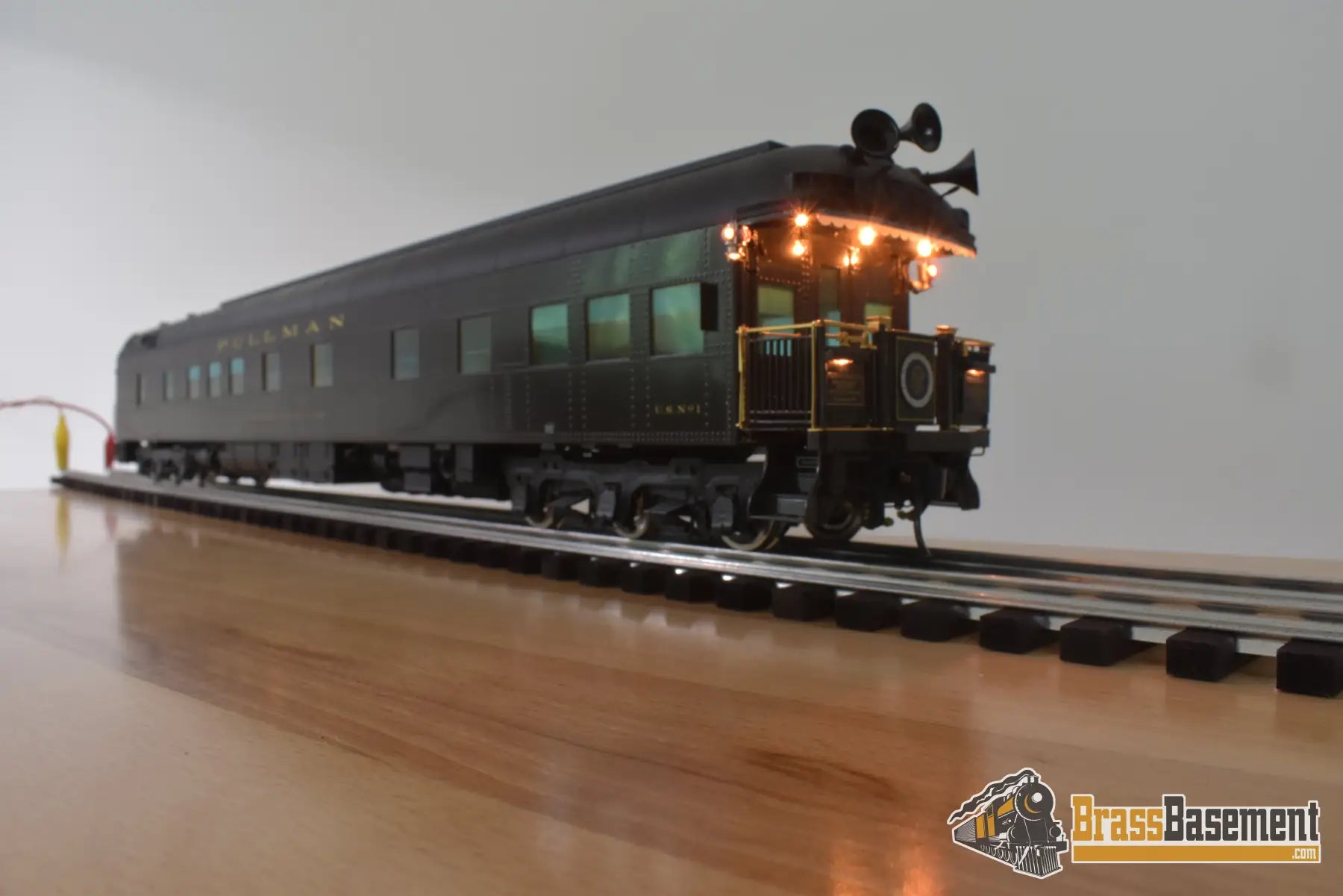 O Brass - Omi 2 Rail Ferdinand Magellan Presidential Car Museum Era W/ Lights & Interior Pullman