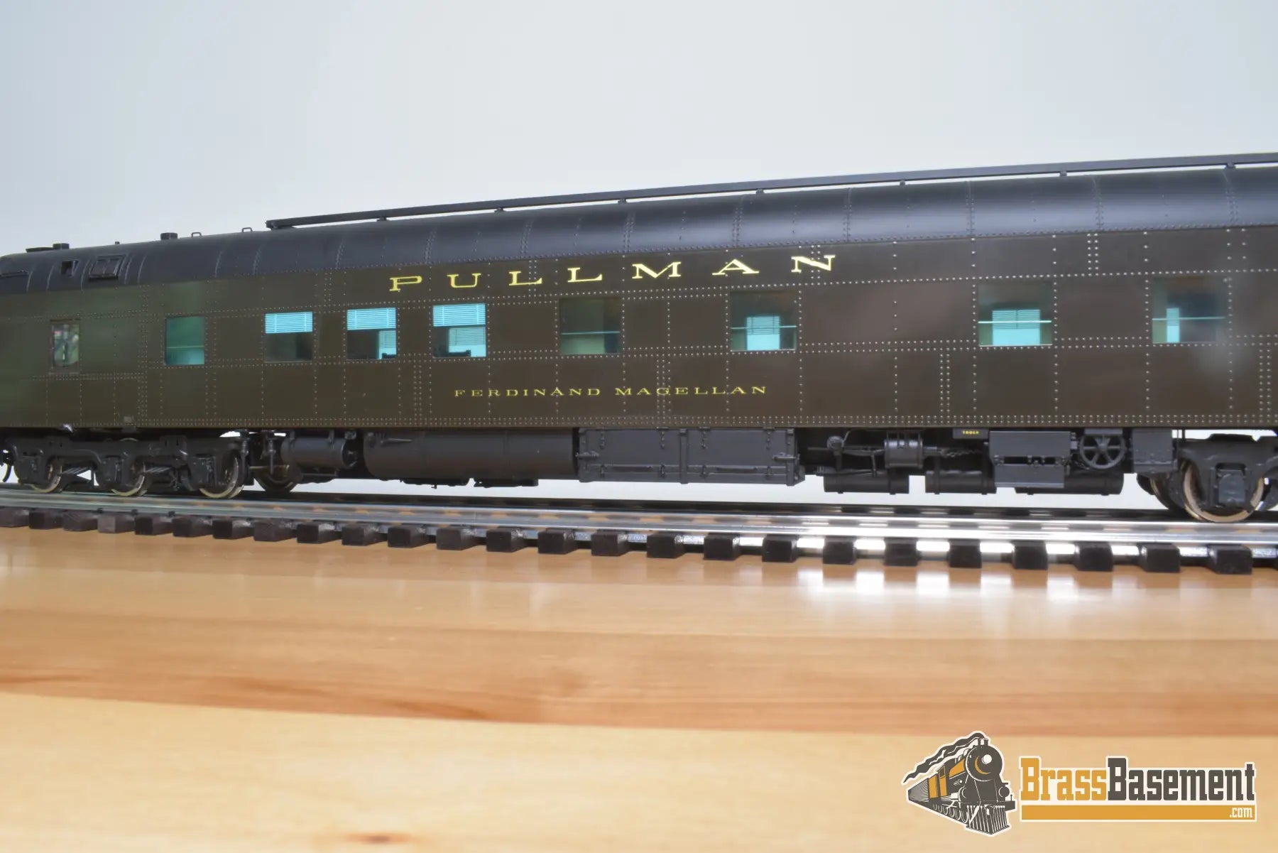 O Brass - Omi 2 Rail Ferdinand Magellan Presidential Car Museum Era W/ Lights & Interior Pullman