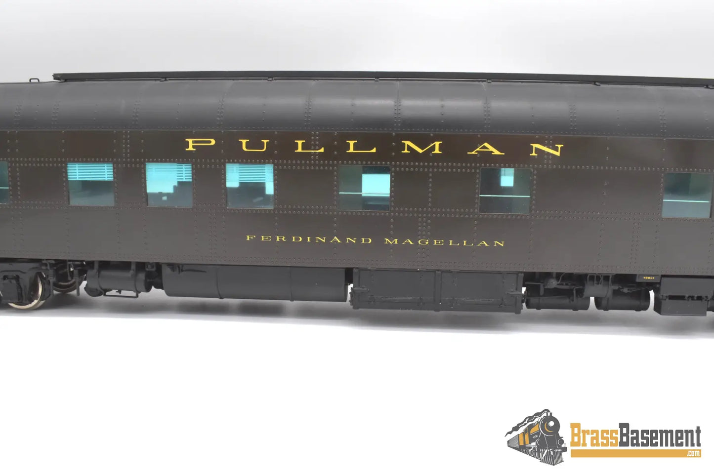 O Brass - Omi 2 Rail Ferdinand Magellan Presidential Car Museum Era W/ Lights & Interior Pullman