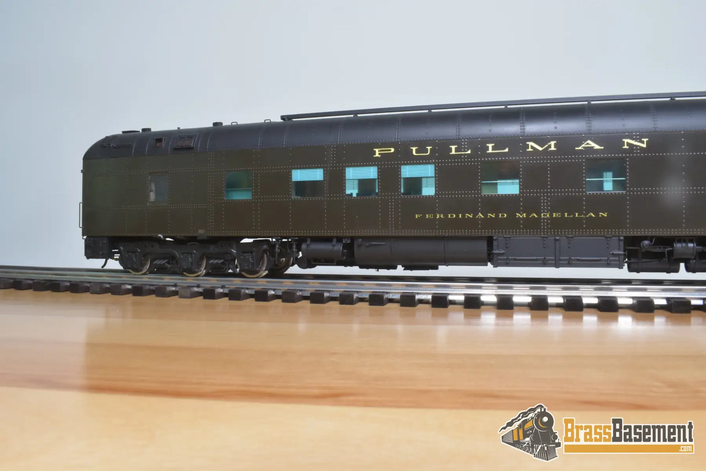 O Brass - Omi 2 Rail Ferdinand Magellan Presidential Car Museum Era W/ Lights & Interior Pullman